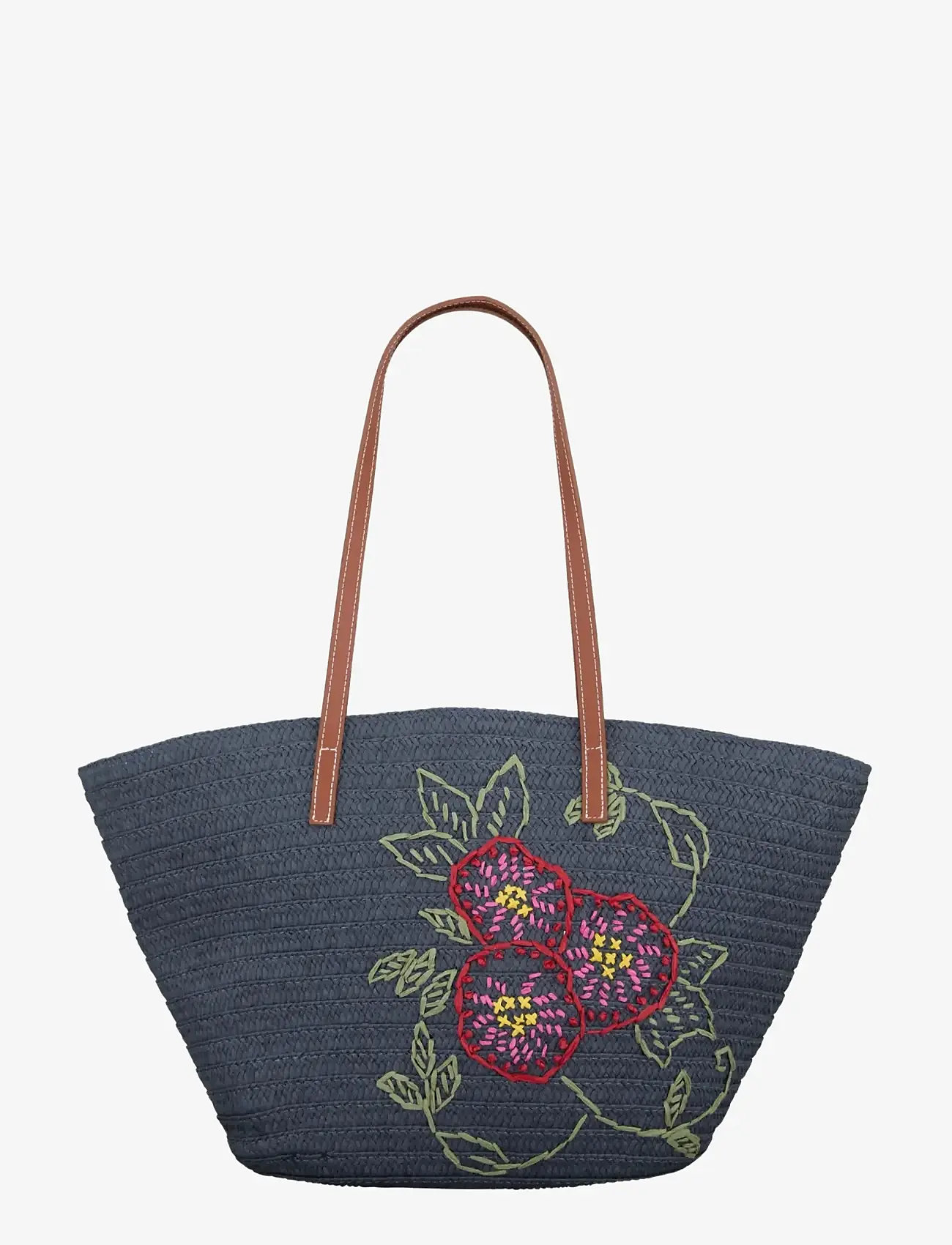 Becksöndergaard - Efloria Strawly Luca Bag - shoppere - navy blue - 1