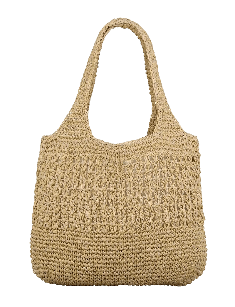 Becksöndergaard - Strawchet Riley Bag - tote bags - nature - 0