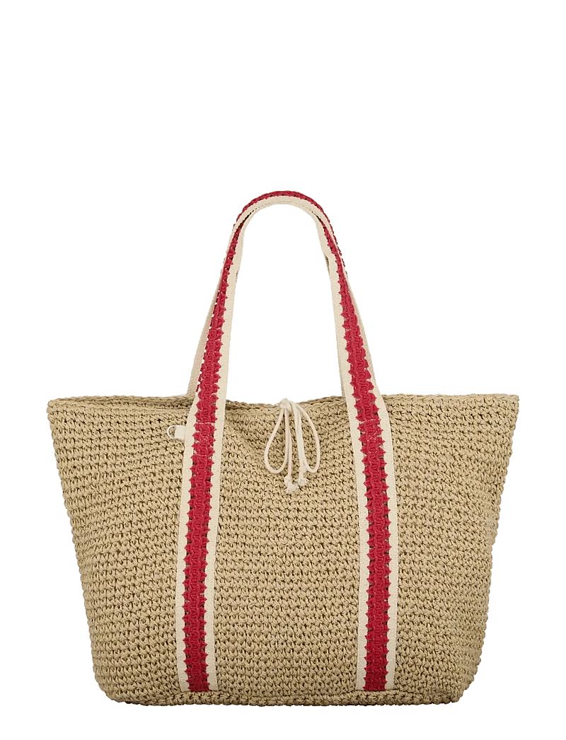 Becksöndergaard - Strawchet Pheobe Bag - tote bags - nature - 0