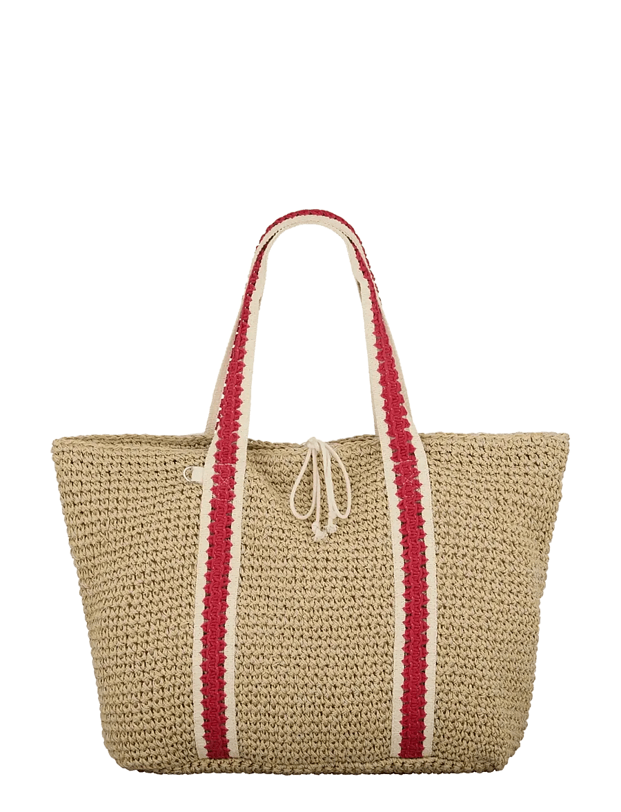 Becksöndergaard - Strawchet Pheobe Bag - totes - nature - 0