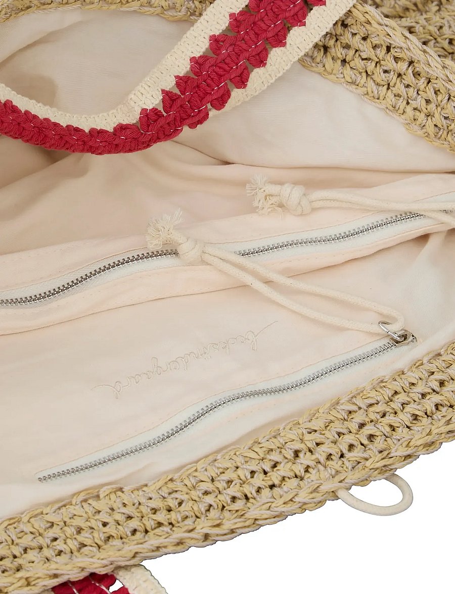 Becksöndergaard - Strawchet Pheobe Bag - totes - nature - 1