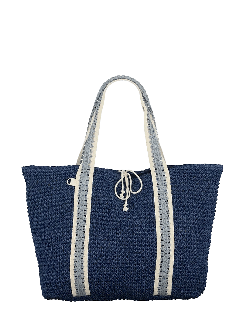 Becksöndergaard - Strawchet Pheobe Bag - tote bags - vintage indigo blue - 0