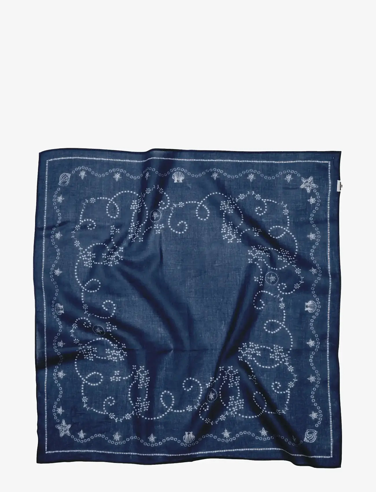 Becksöndergaard - Anglaisia Cotta Scarf - lightweight scarves - navy blue - 0