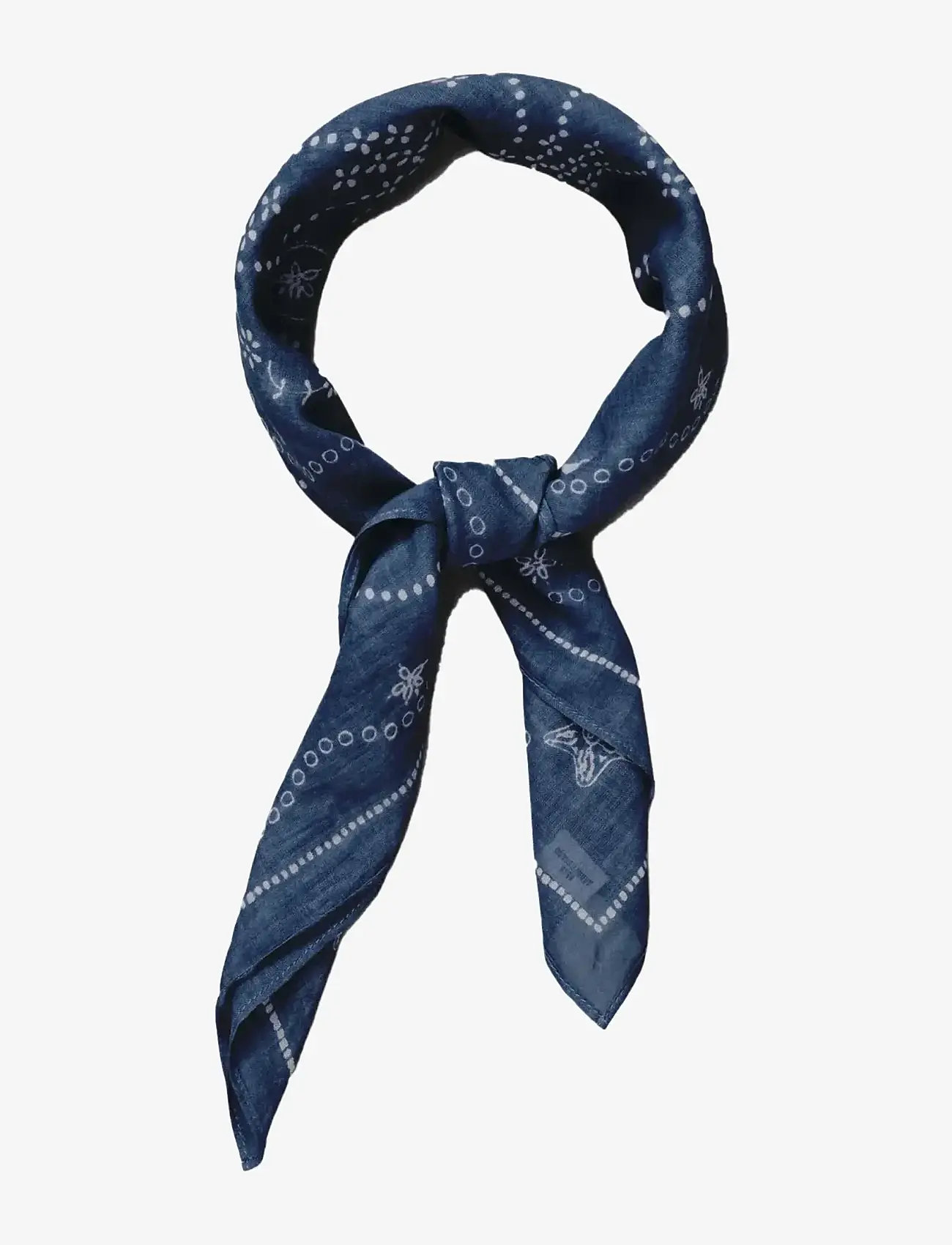 Becksöndergaard - Anglaisia Cotta Scarf - lightweight scarves - navy blue - 1