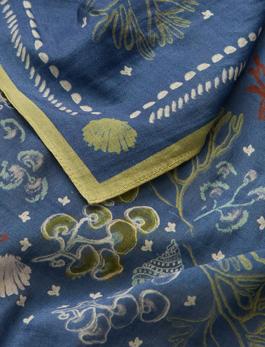 Becksöndergaard - Seastoria Sico Scarf - kevyet huivit - vintage indigo blue - 2