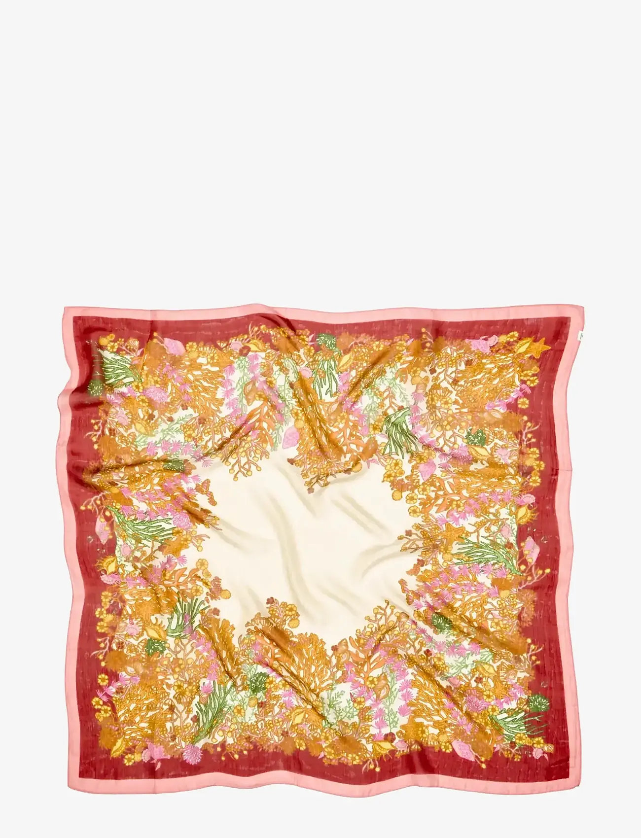 Becksöndergaard - Corallo Taby Sia Scarf - tynde tørklæder - pompeian red - 0