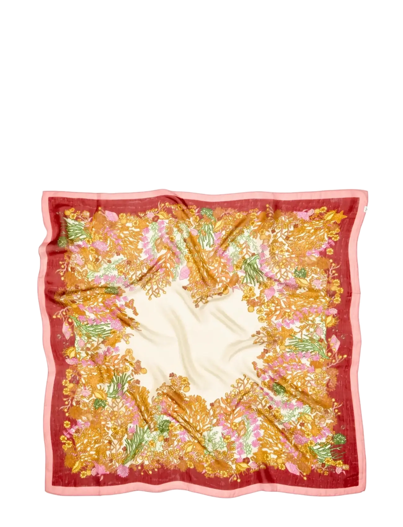 Becksöndergaard Corallo Taby Sia Scarf - Accessories - POMPEIAN RED / multi