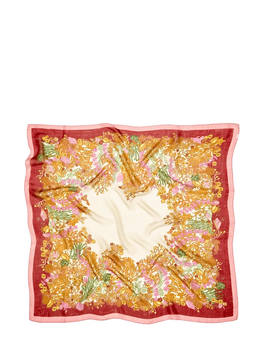 Becksöndergaard - Corallo Taby Sia Scarf - modetrends - pompeian red - 0