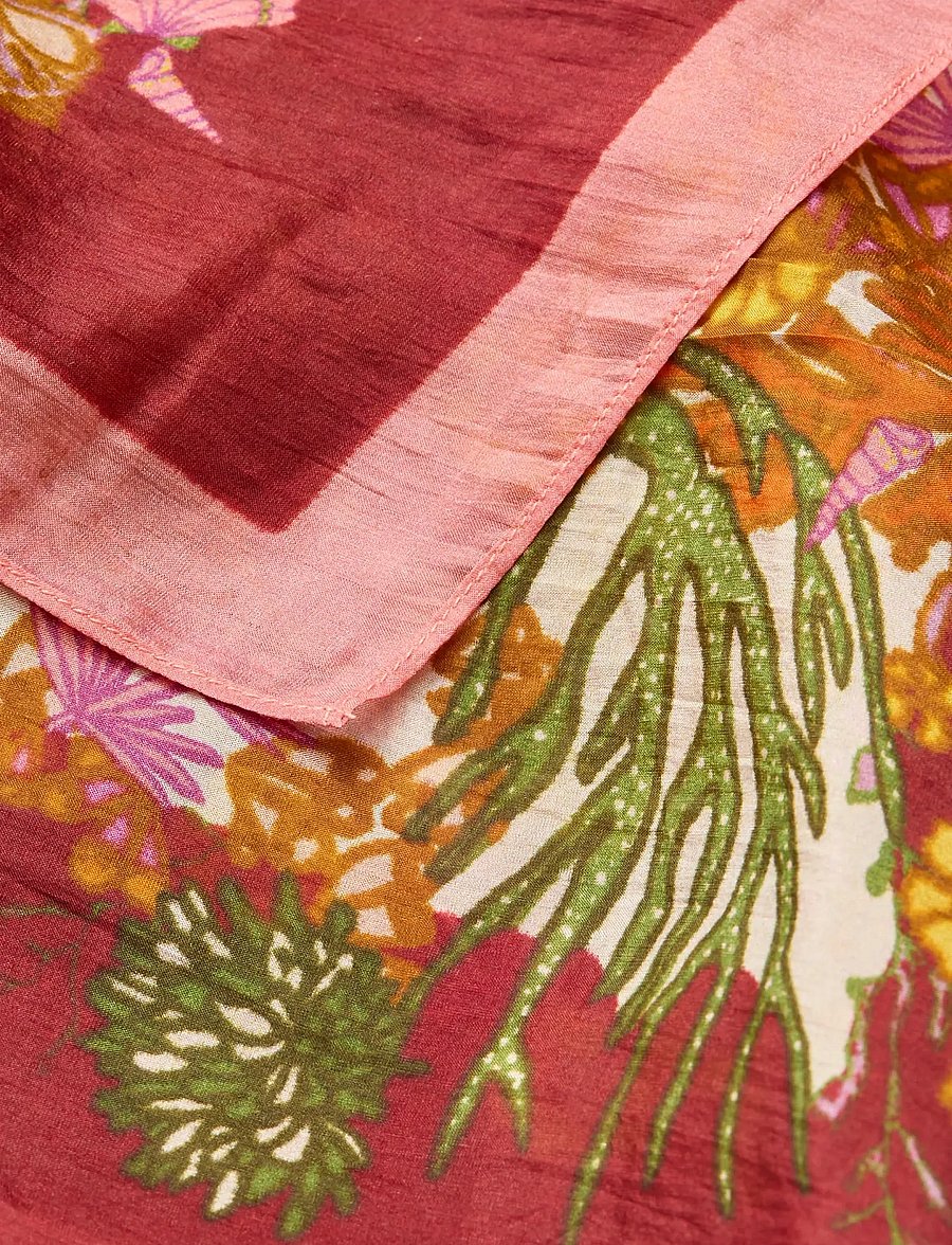 Becksöndergaard - Corallo Taby Sia Scarf - modetrends - pompeian red - 4