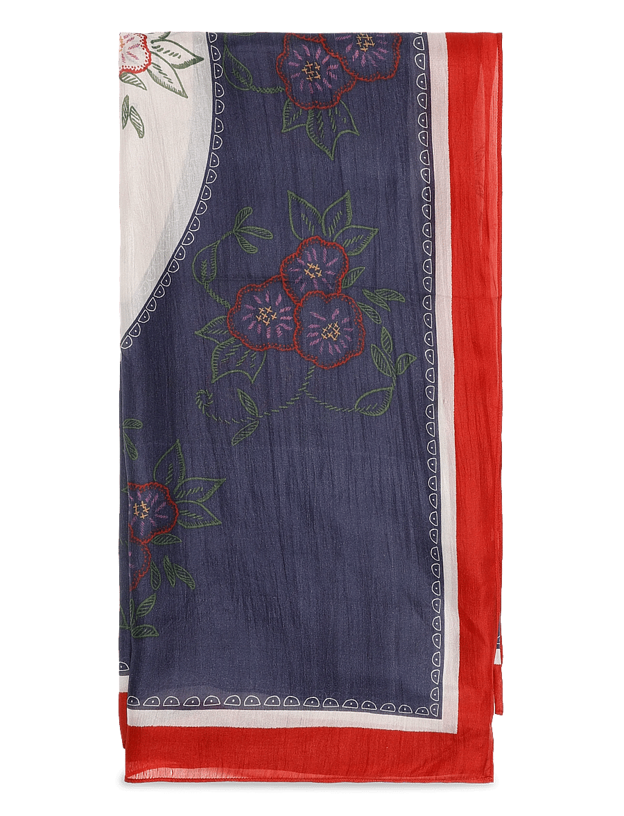 Becksöndergaard - Efloria Taby Sia Scarf - modetrends - naval academy blue - 1