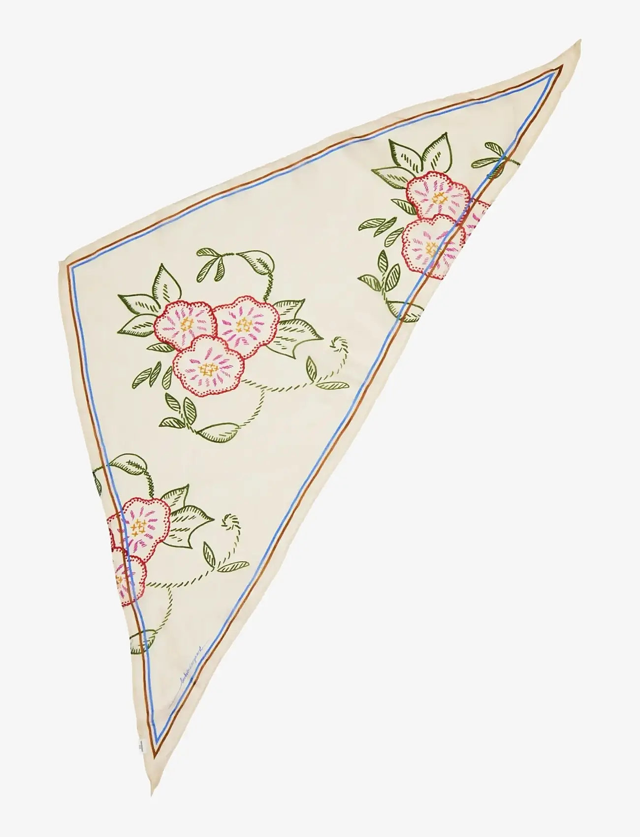 Becksöndergaard - Efloria Triangle Taby Scarf - lightweight scarves - birch white - 1