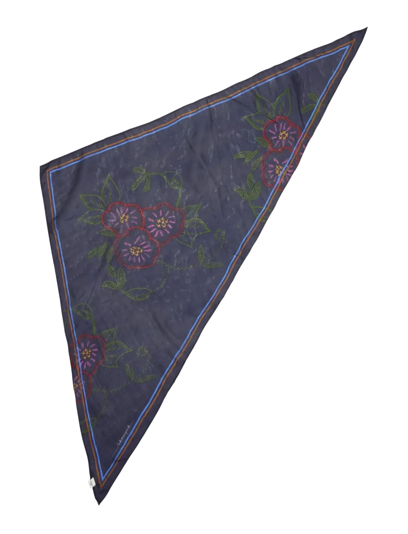 BECKSÖNDERGAARD Efloria Triangle Taby Schal Navy - One Size - Damen