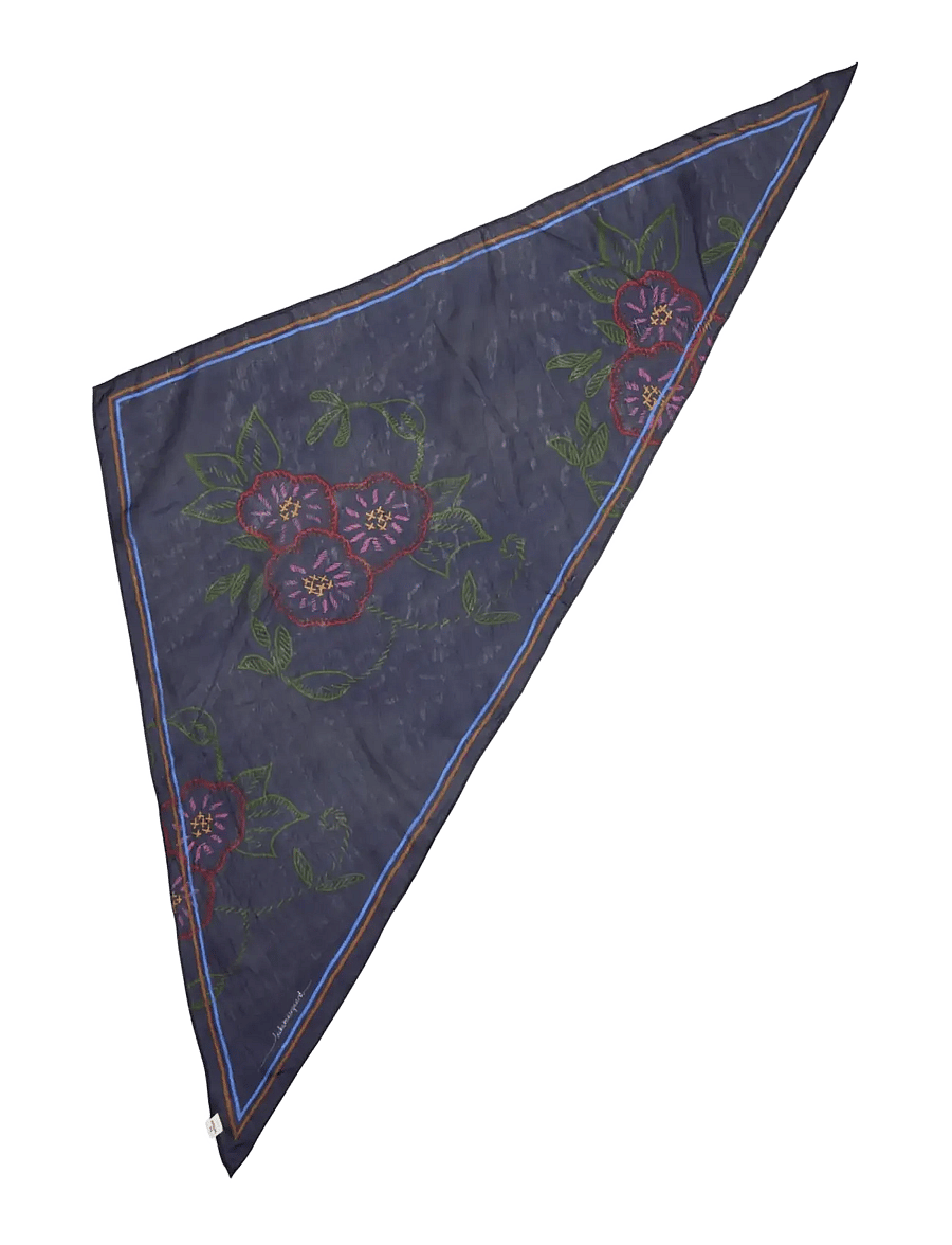 Becksöndergaard - Efloria Triangle Taby Scarf - lightweight scarves - naval academy blue - 0