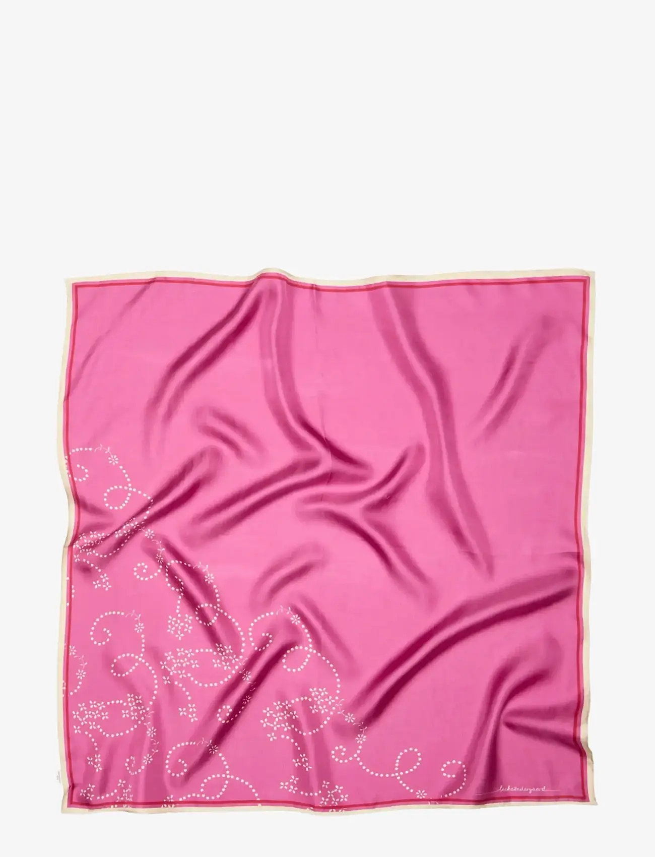 Becksöndergaard - Abstraglaisia Sia Scarf - tynde tørklæder - cone flower pink - 0
