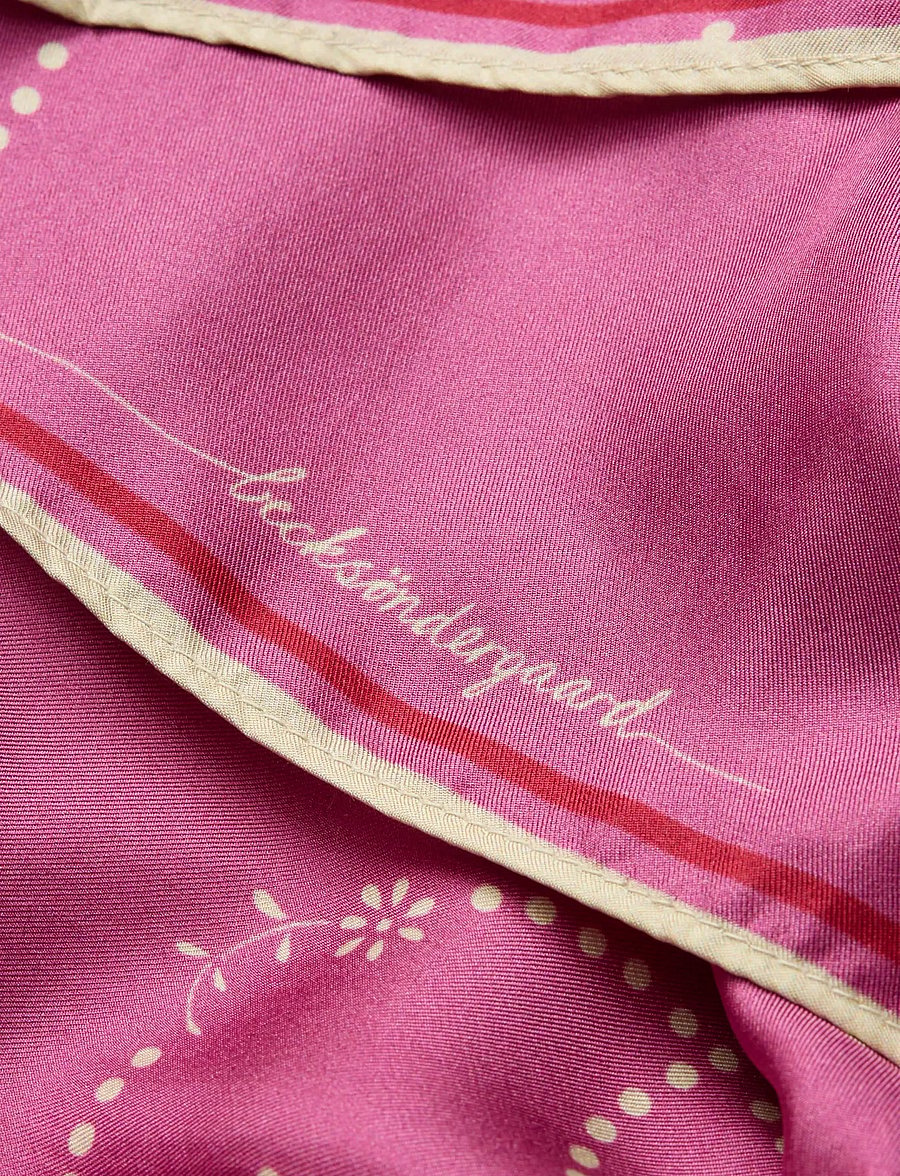 Becksöndergaard - Abstraglaisia Sia Scarf - sjalar - cone flower pink - 2