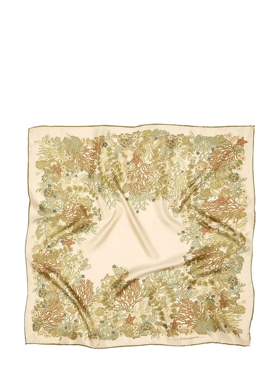 Becksöndergaard - Corallo Sia Scarf - modetrends - green moss - 0