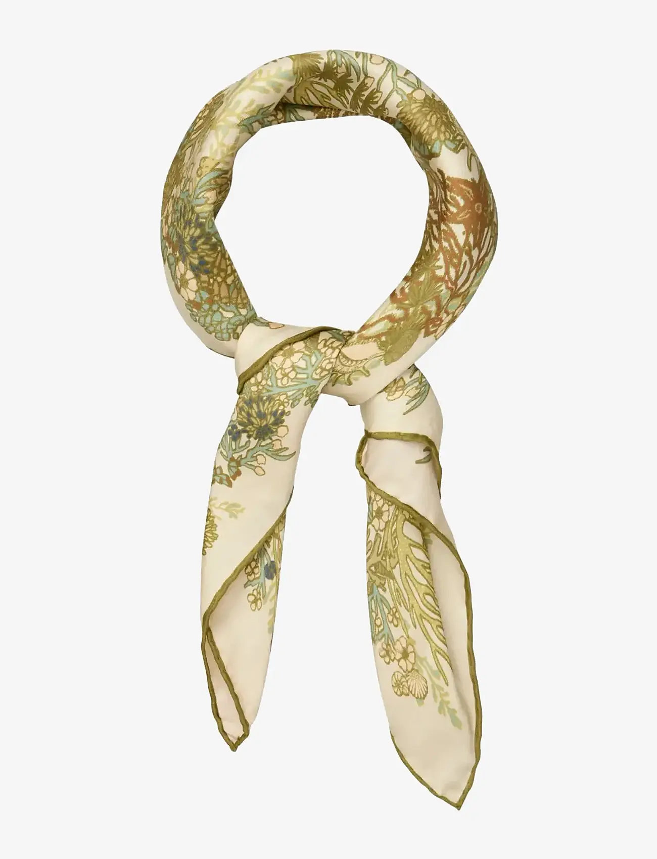 Becksöndergaard - Corallo Sia Scarf - modetrends - green moss - 1
