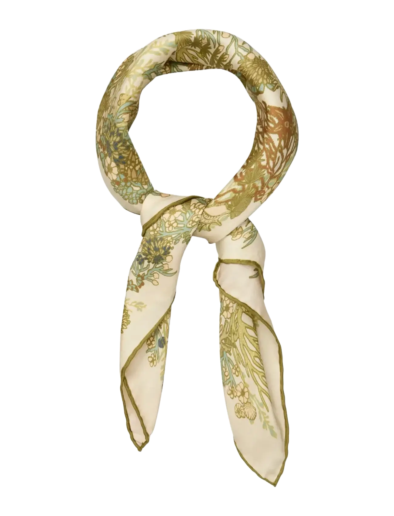 Becksöndergaard - Corallo Sia Scarf - modetrends - green moss - 1