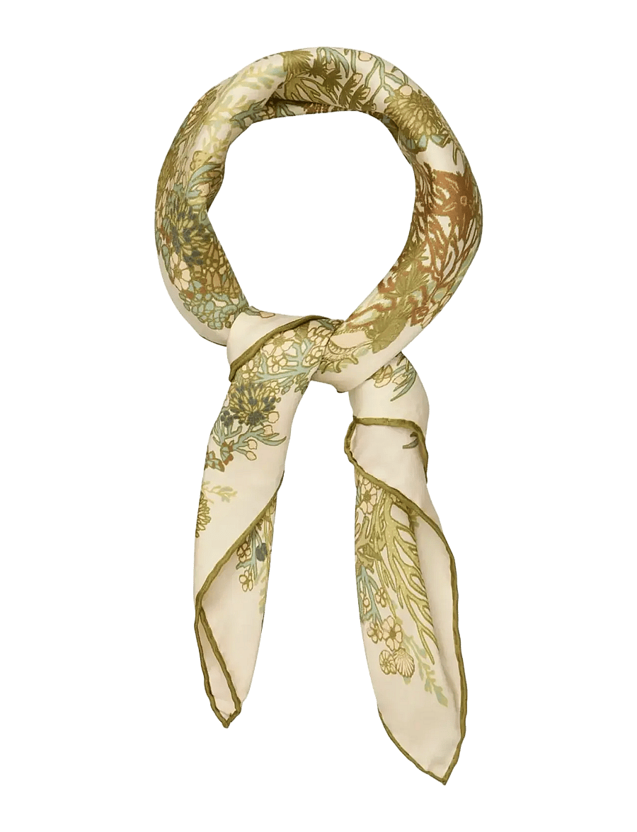 Becksöndergaard - Corallo Sia Scarf - modetrends - green moss - 1