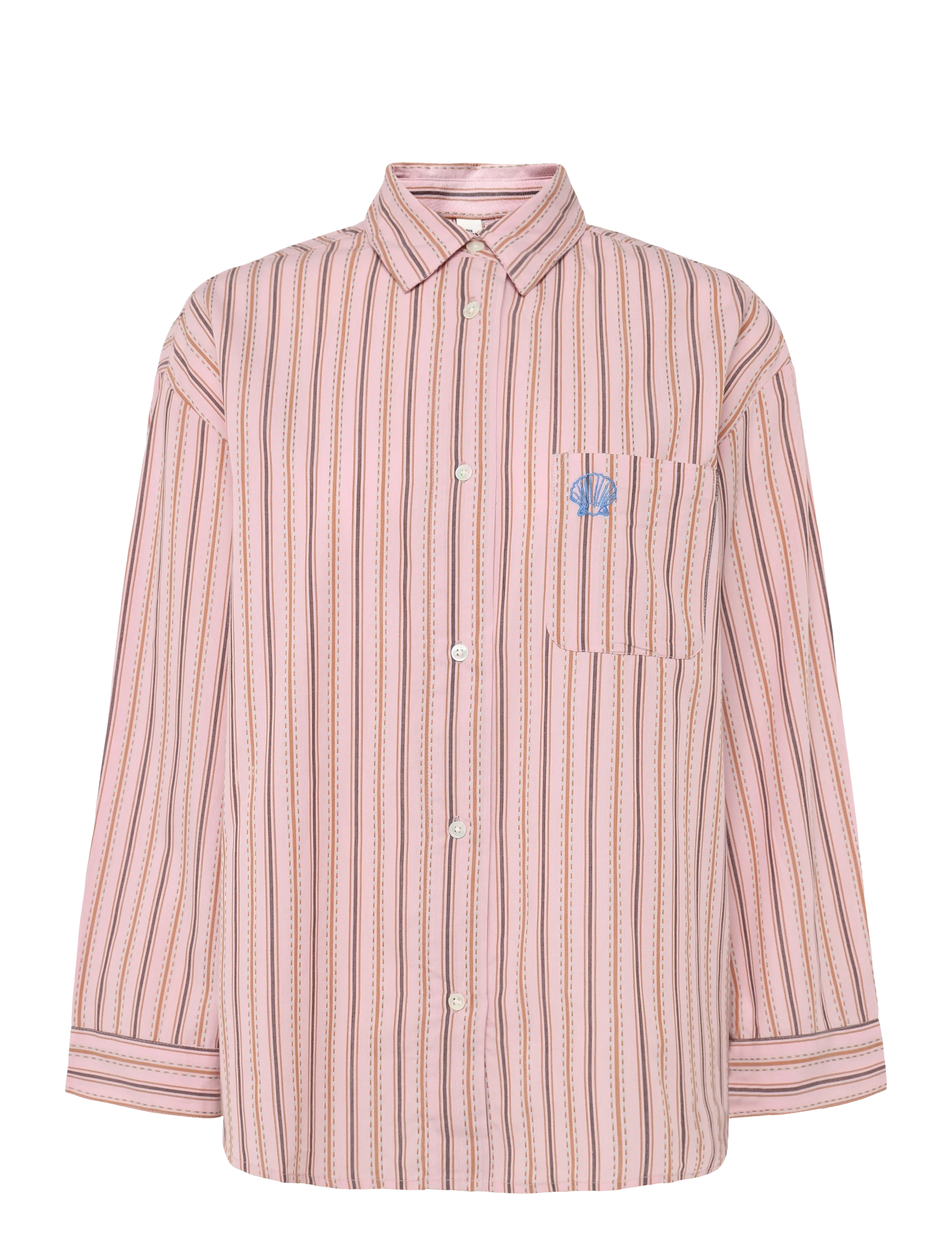 BECKSÖNDERGAARD Linoa Pyjamas Shirt Pink - L - Damen