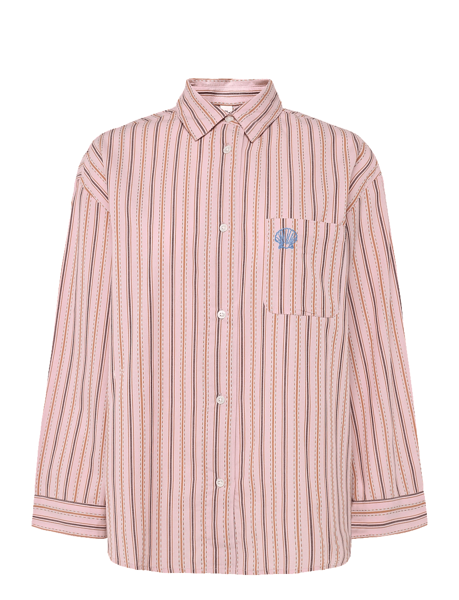 Becksöndergaard - Linoa Pyjamas Shirt - pink nectar - 0