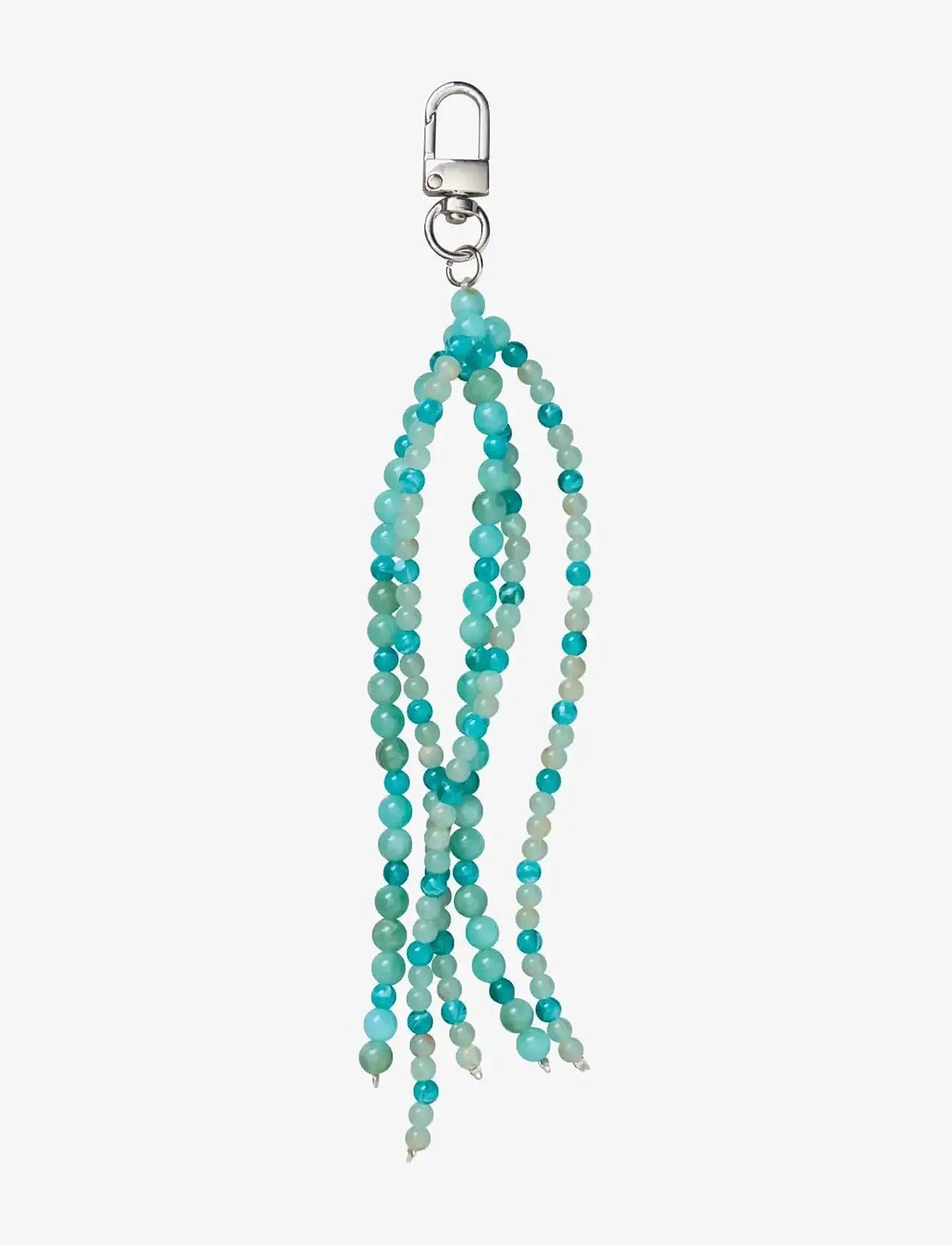 Becksöndergaard - Beaded Tassel Charm - fashion trends - antigua blue - 0