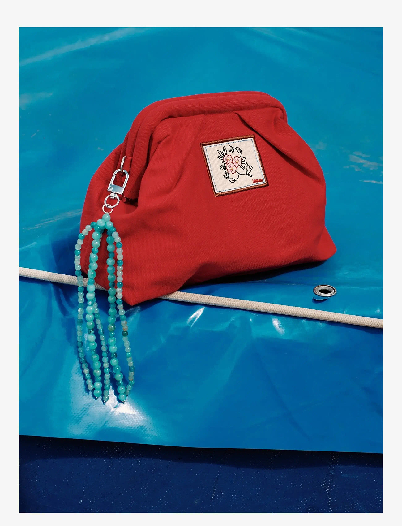 Becksöndergaard - Beaded Tassel Charm - fashion trends - antigua blue - 1