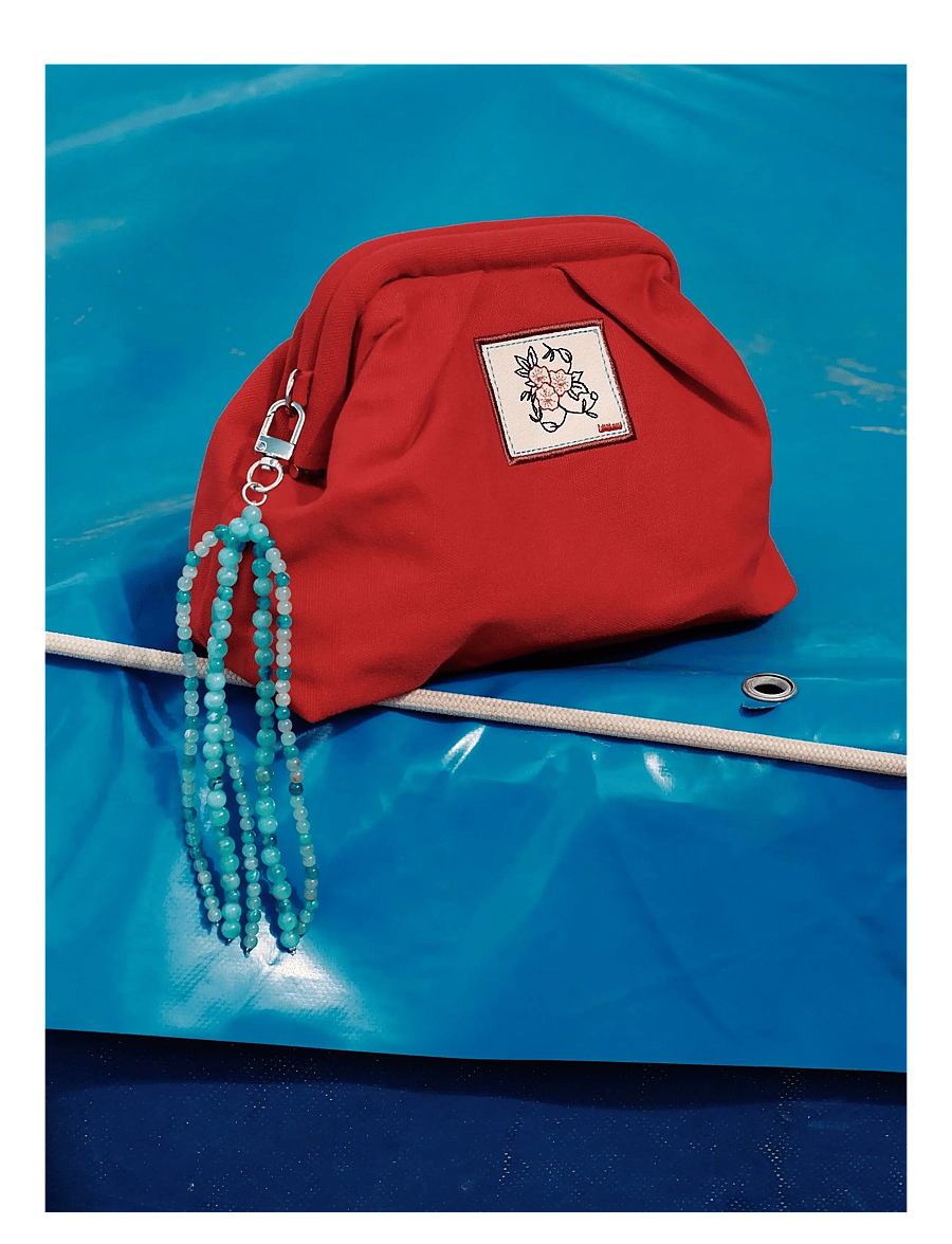 Becksöndergaard - Beaded Tassel Charm - modetrends - antigua blue - 1