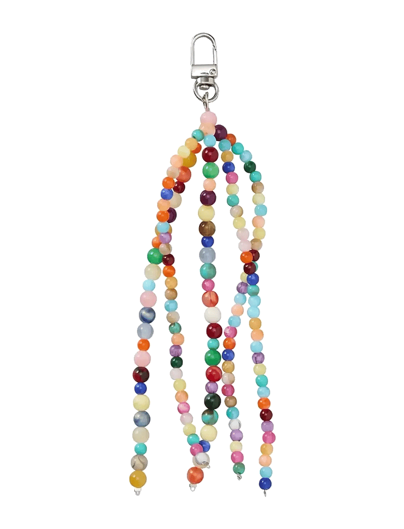 Becksöndergaard - Beaded Tassel Charm - modetrends - multi col. - 0