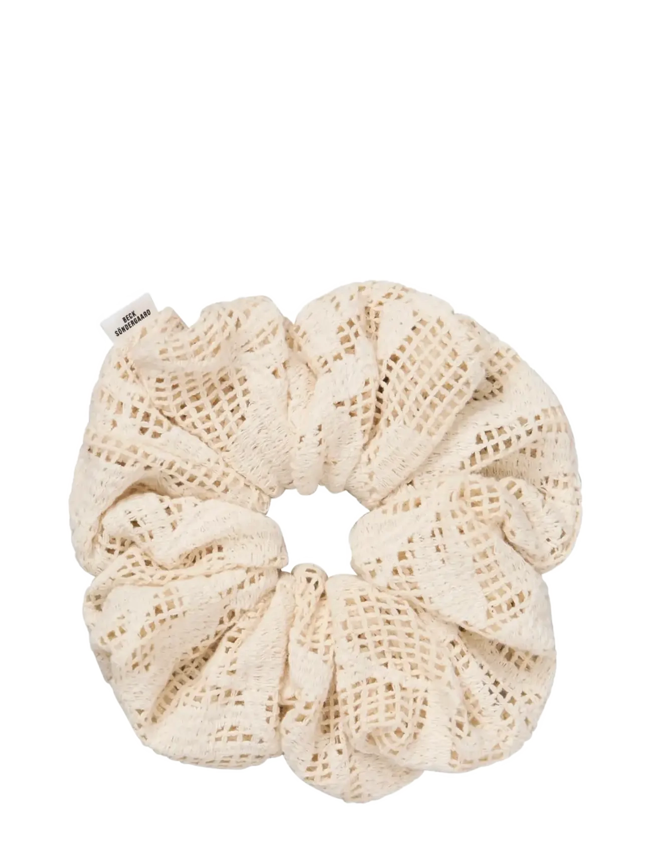 Becksöndergaard Croflora Scrunchie, One Size, Cream, Hårtilbehør > Scrunchies, Dame