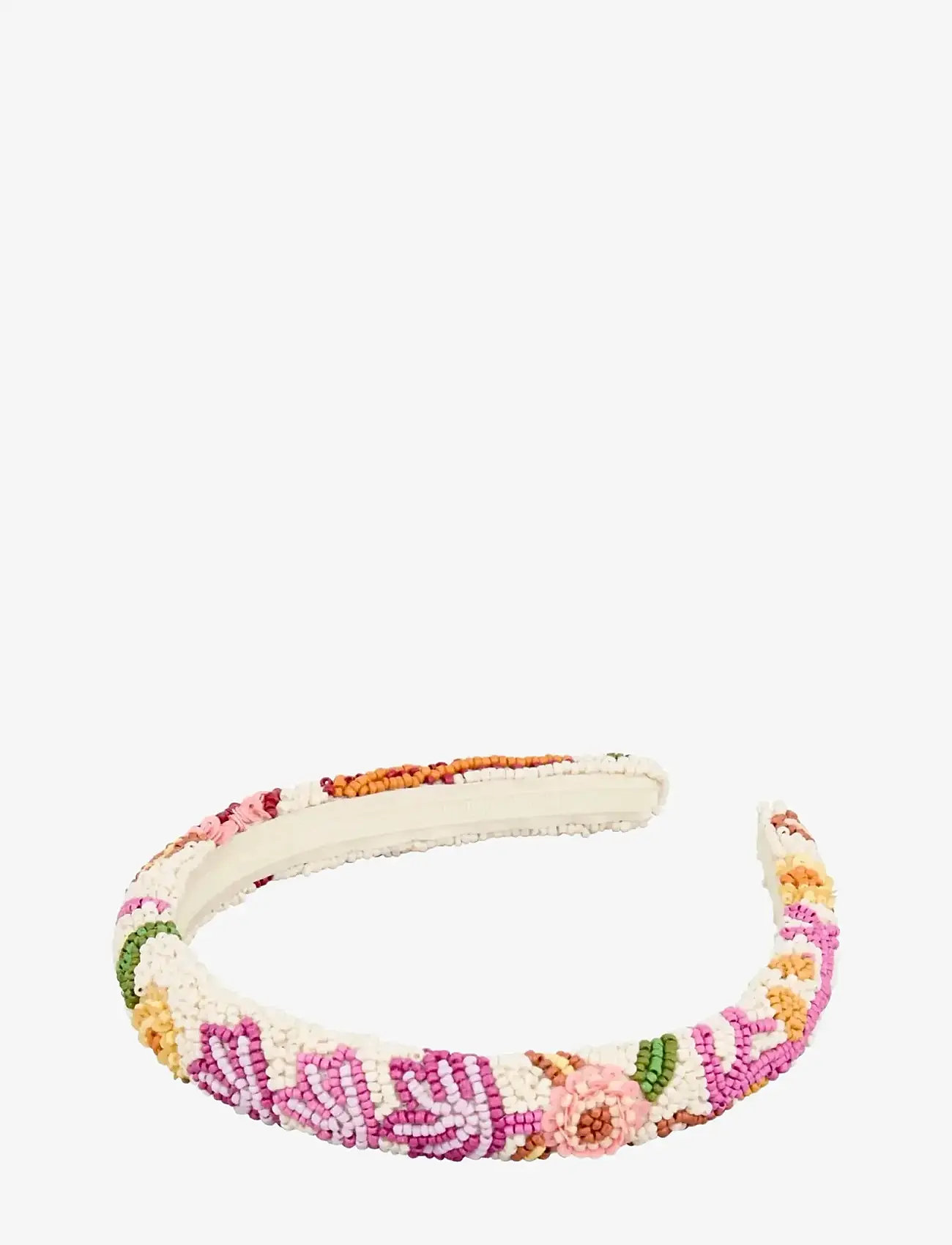Becksöndergaard - Corallo Slim Beaded Hairbrace - haarband - cone flower pink - 0
