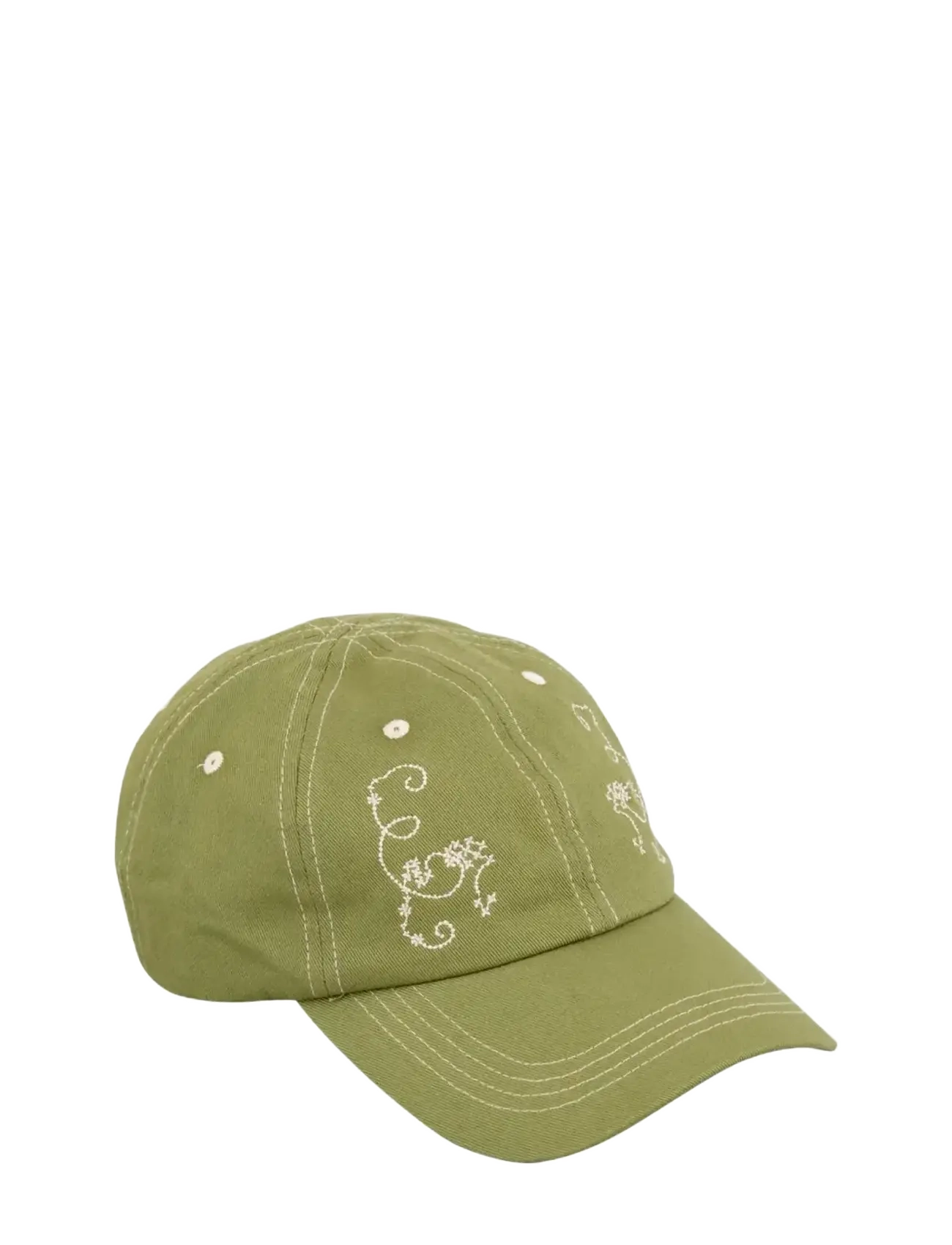 Becksöndergaard Vala Cap, One Size, Headwear, Khakigrün - Caps, Frauen