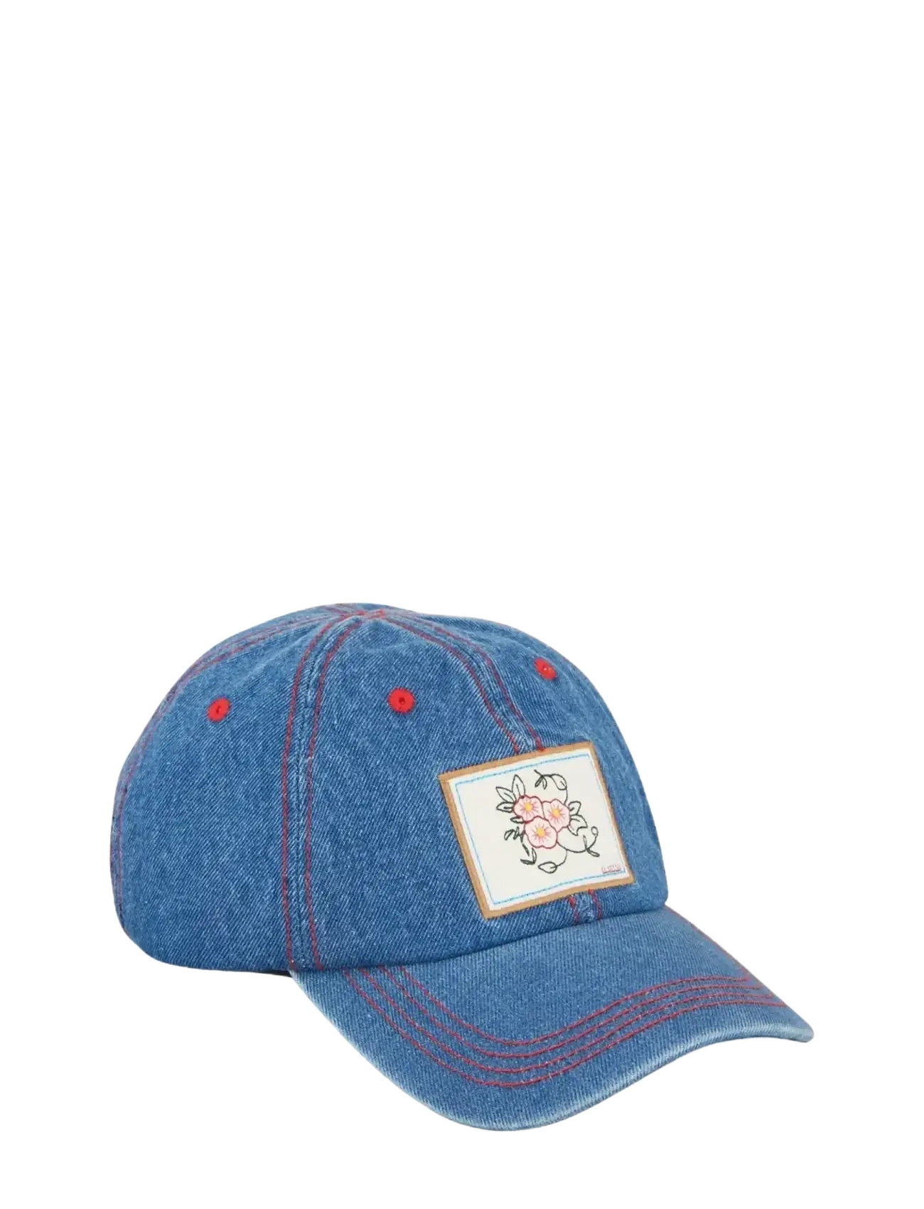 Becksöndergaard Denima Stitch Cap, One Size, Headwear, Blau - Caps, Frauen