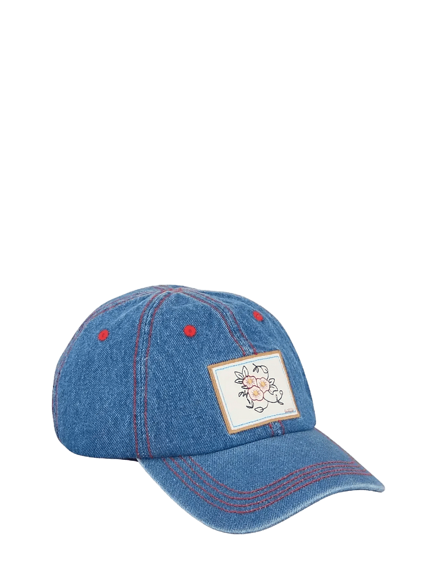 Becksöndergaard - Denima Stitch Cap - kasketter & caps - denim - 0