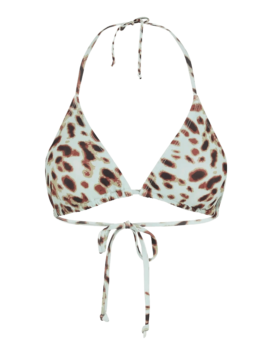 Becksöndergaard - Leola Bel Bikini Top - hauts de maillot triangle - aqua gray - 1