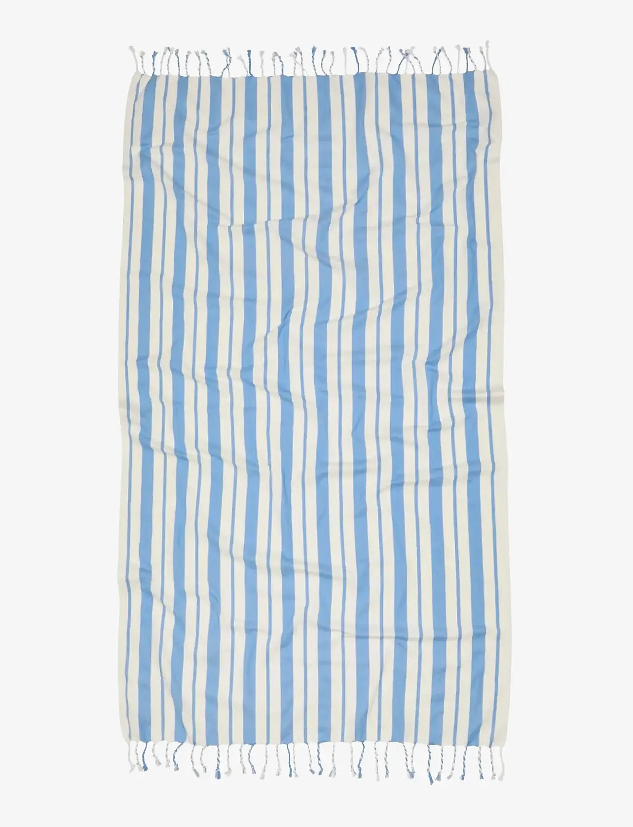 Becksöndergaard - Stribla Cotta Towel - strandtøj - regatta blue - 0
