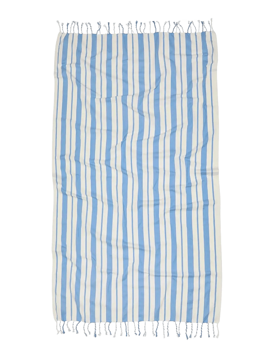 Becksöndergaard - Stribla Cotta Towel - rannariided - regatta blue - 0