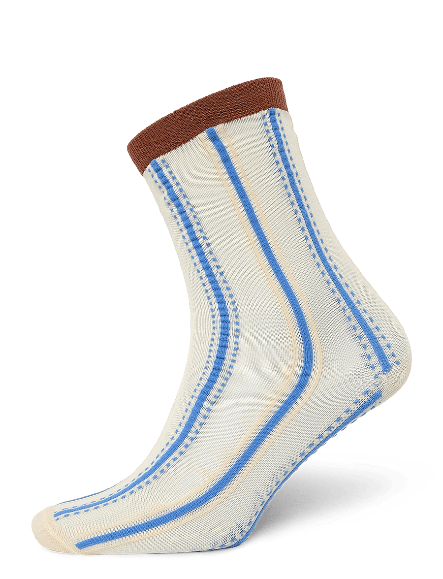 Becksöndergaard - Linoa Sock - normale socken - birch white - 0