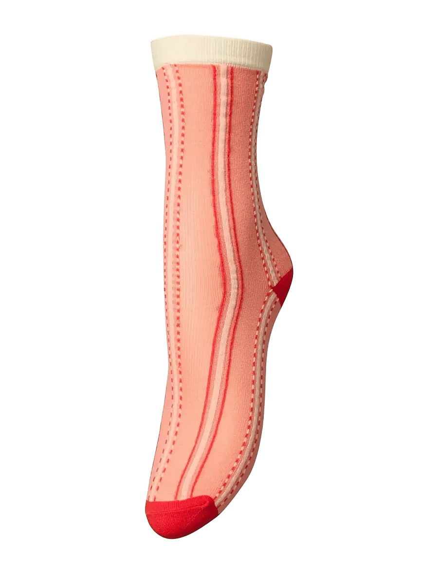 Becksöndergaard - Linoa Sock - normale socken - shell pink - 0