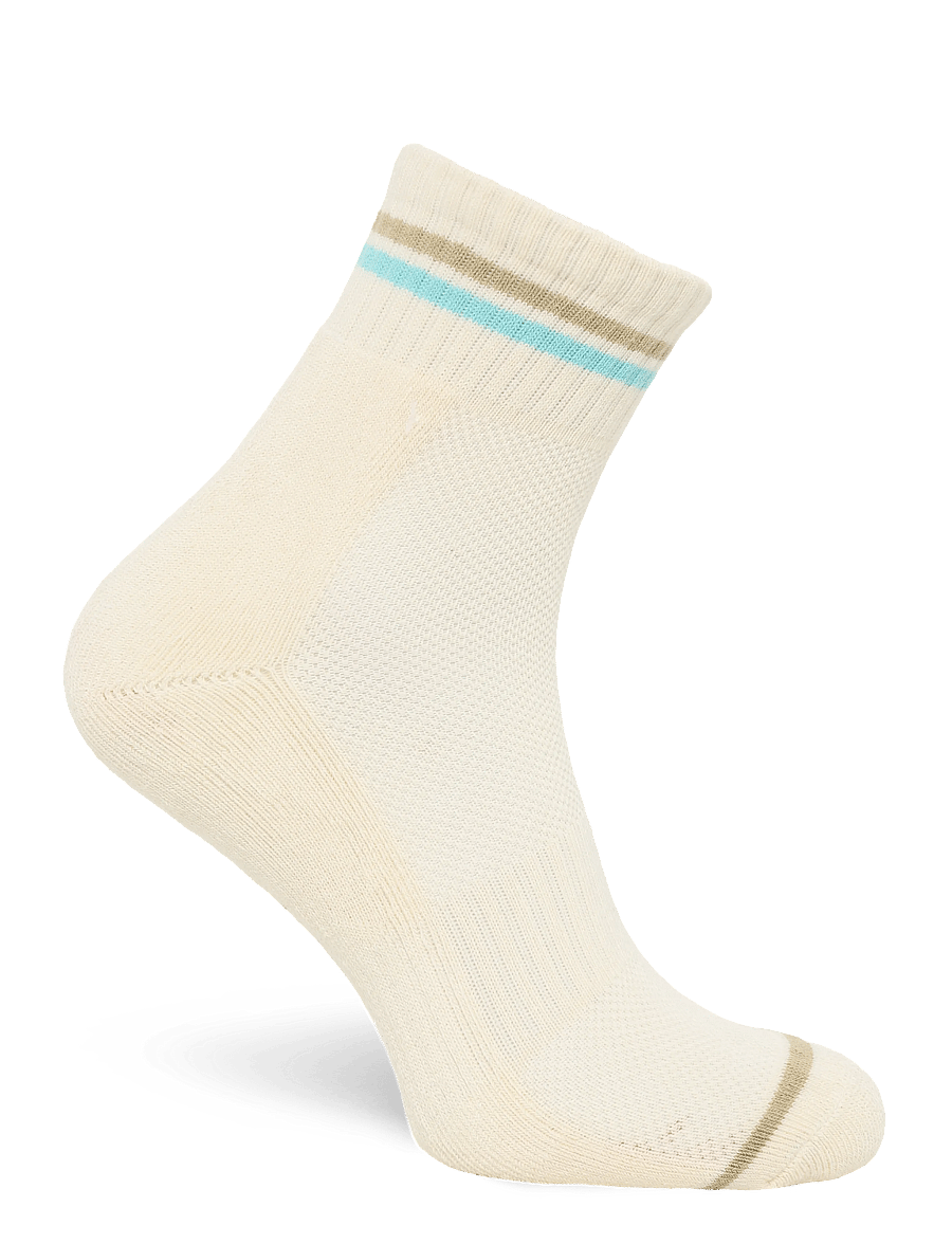 Becksöndergaard - Short Cotta Sock 2 Pack - vanliga strumpor - grey/white - 2