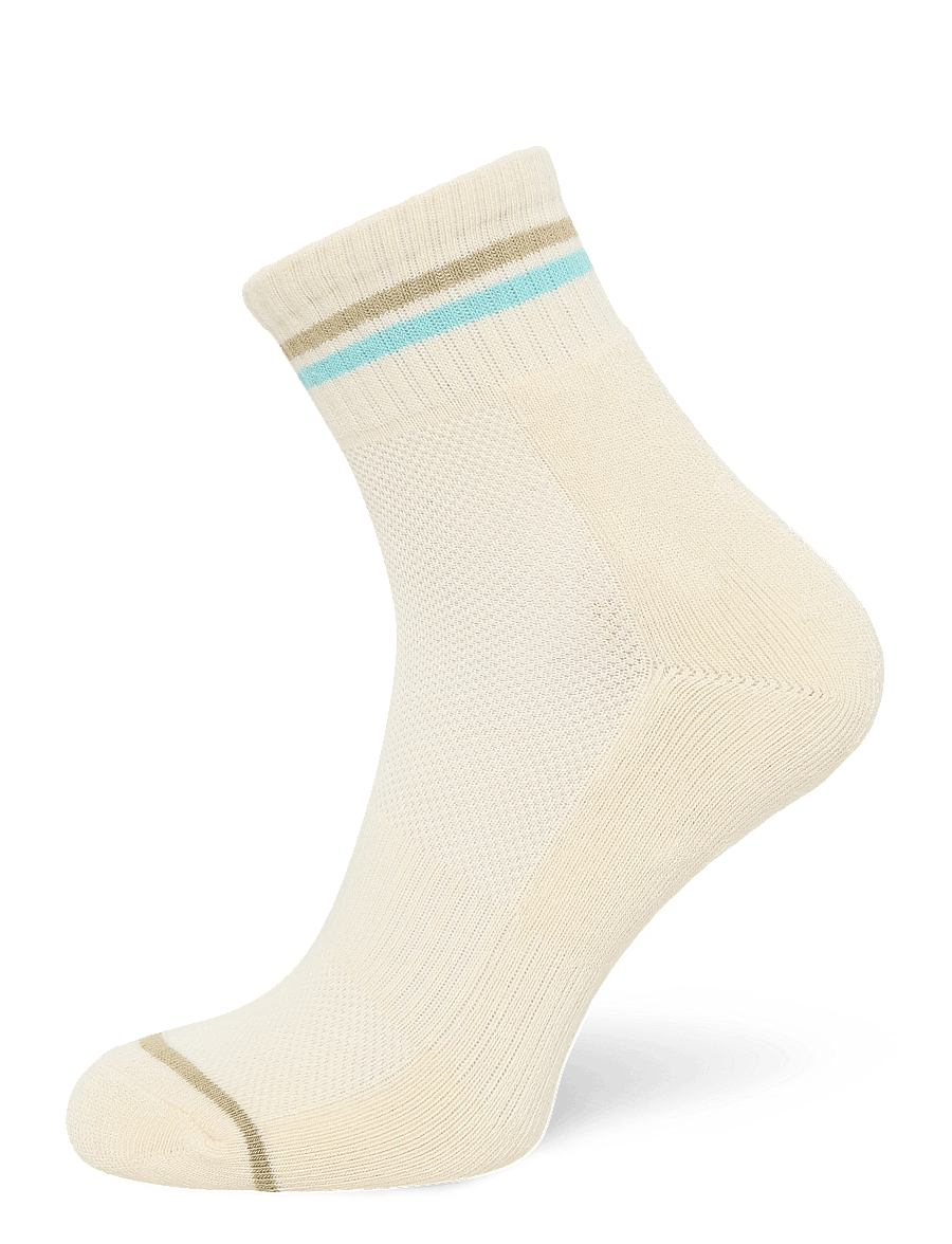 Becksöndergaard - Short Cotta Sock 2 Pack - vanliga strumpor - grey/white - 3