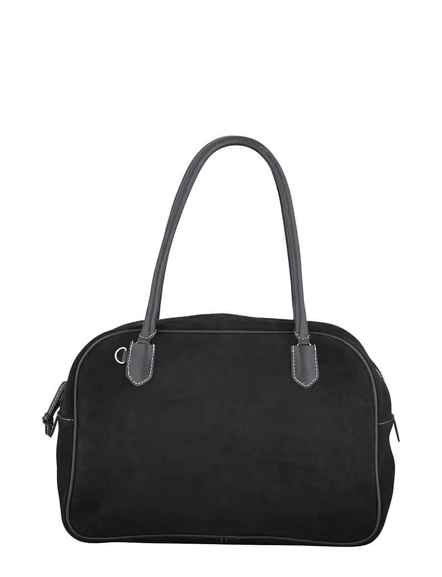Becksöndergaard - Suede Bailie Bag - erilised sündmused - black - 0