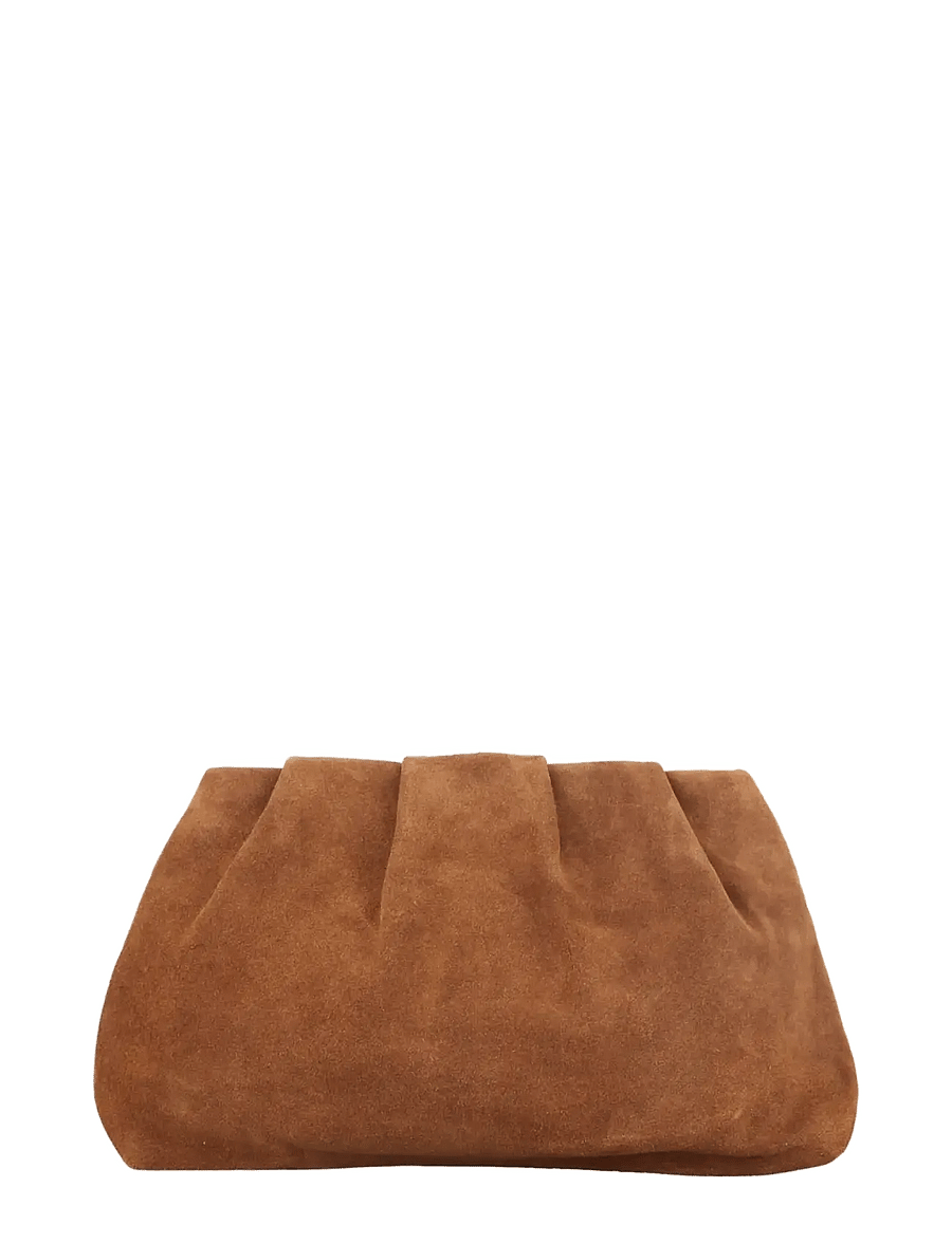 Becksöndergaard - Suede Clutch Bag - besondere anlässe - cognac brown - 0