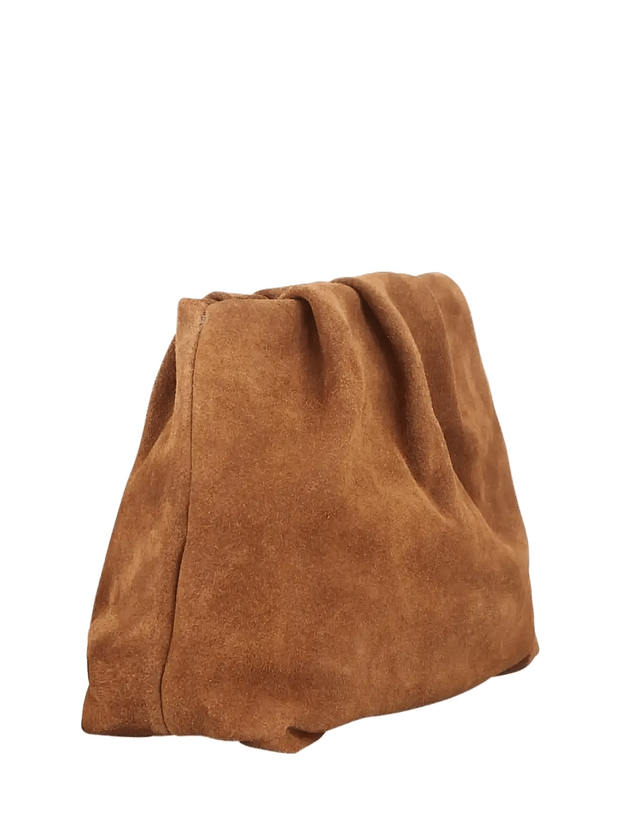 Becksöndergaard - Suede Clutch Bag - besondere anlässe - cognac brown - 1