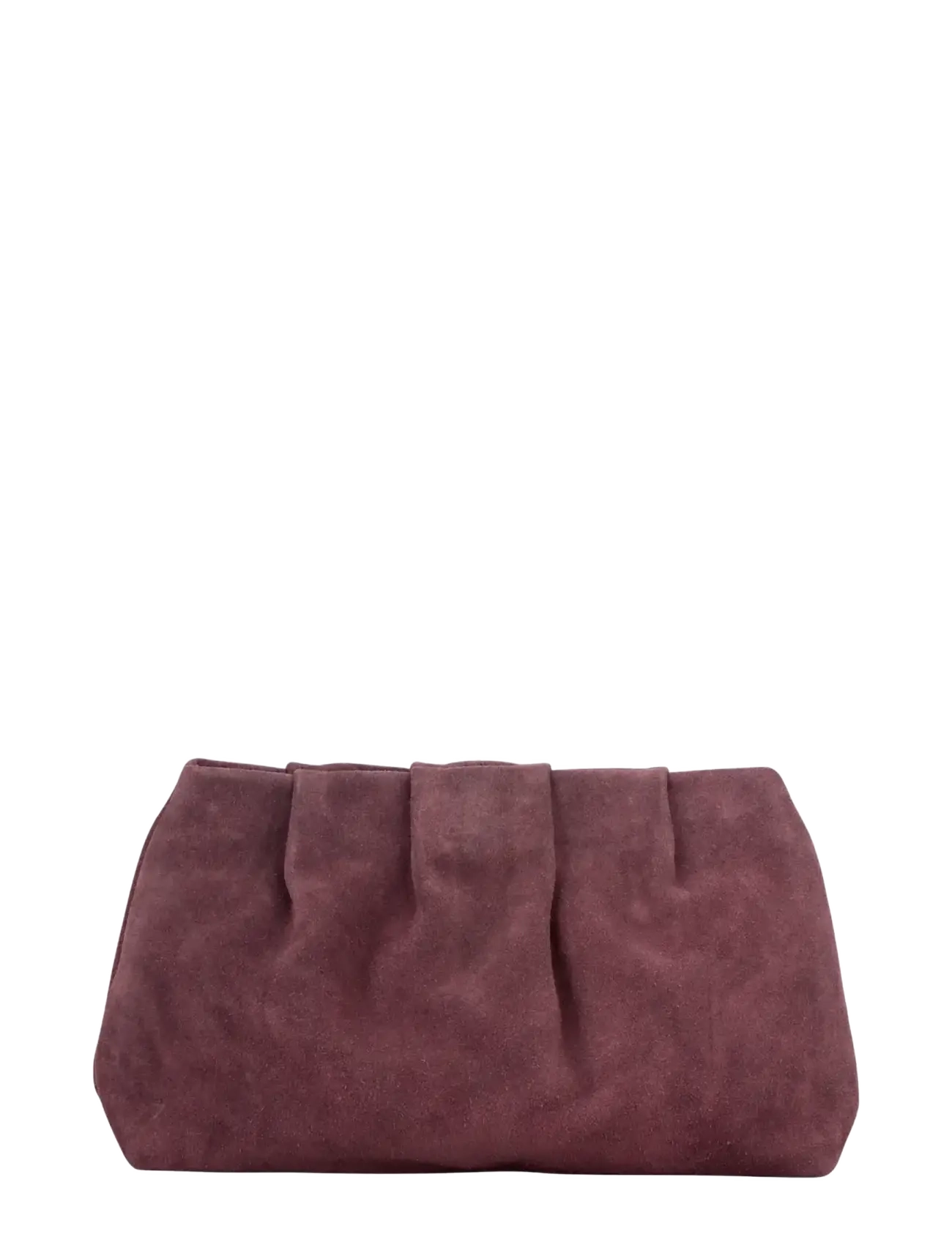 Becksöndergaard Suede Clutch Bag - Taschen - MAROON BROWN / burgundy