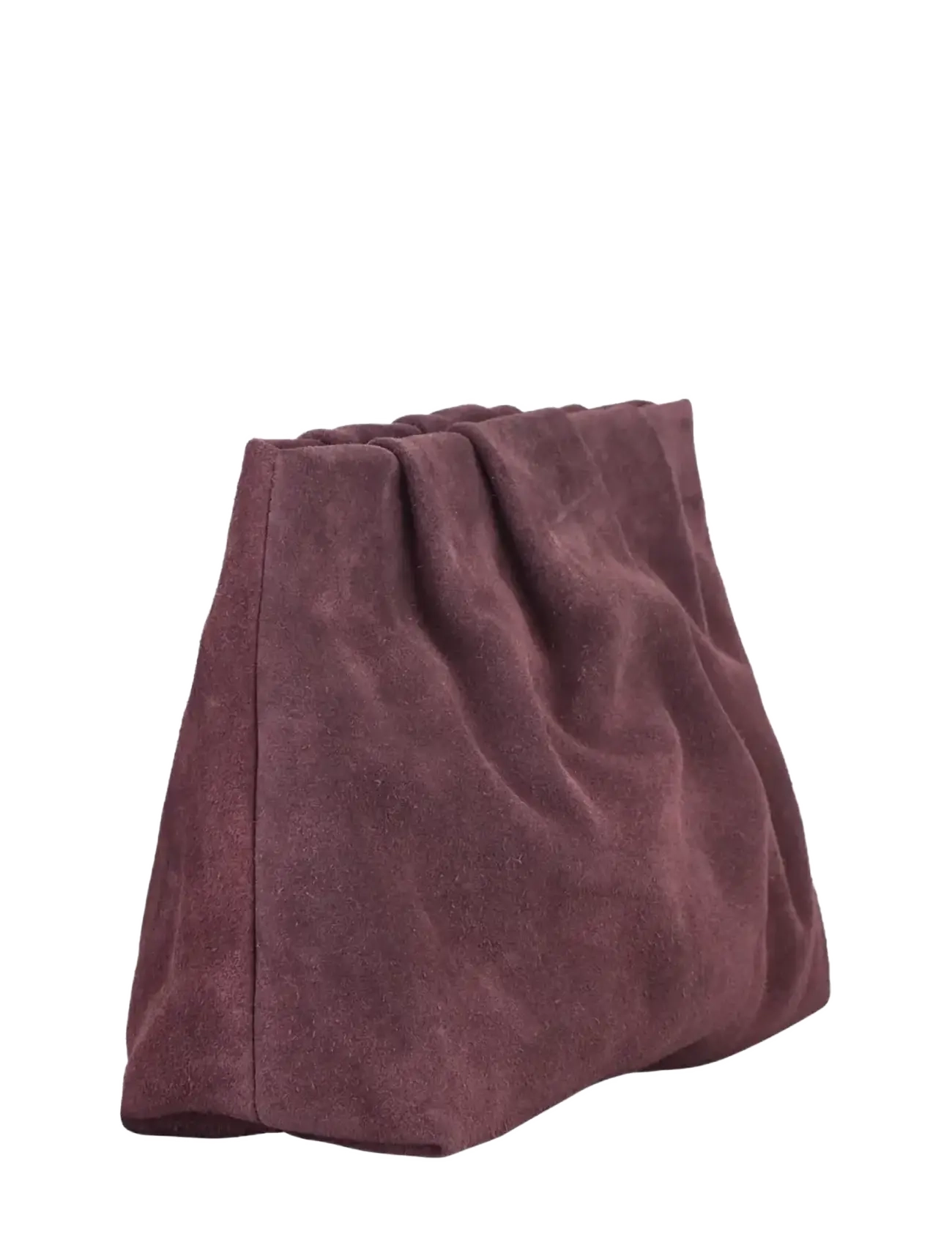 Becksöndergaard - Suede Clutch Bag - besondere anlässe - maroon brown - 1