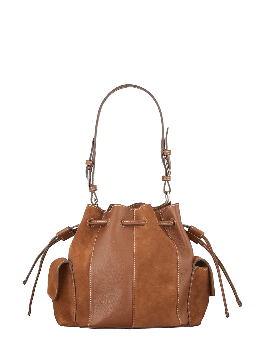 Becksöndergaard - Mixel Bucket Small Bag - beuteltaschen - cognac brown - 0