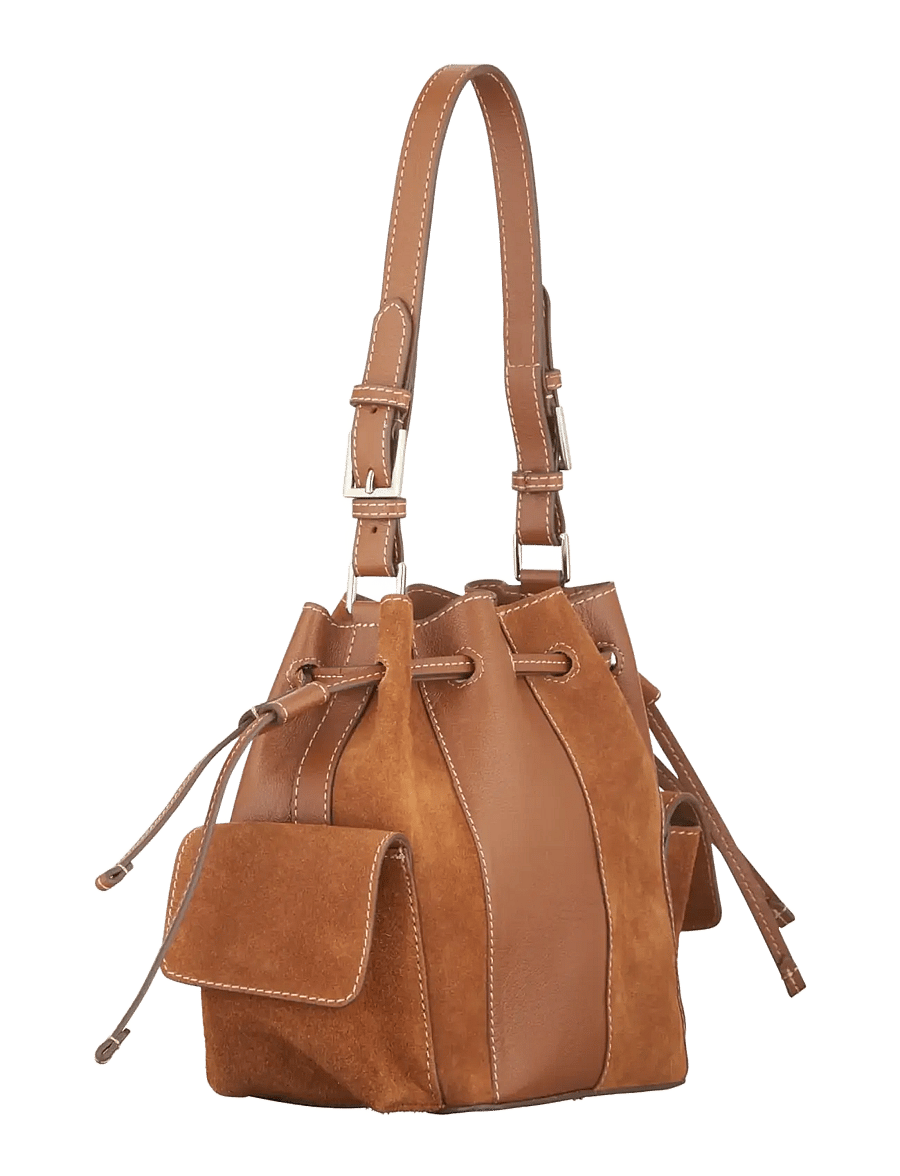 Becksöndergaard - Mixel Bucket Small Bag - beuteltaschen - cognac brown - 1