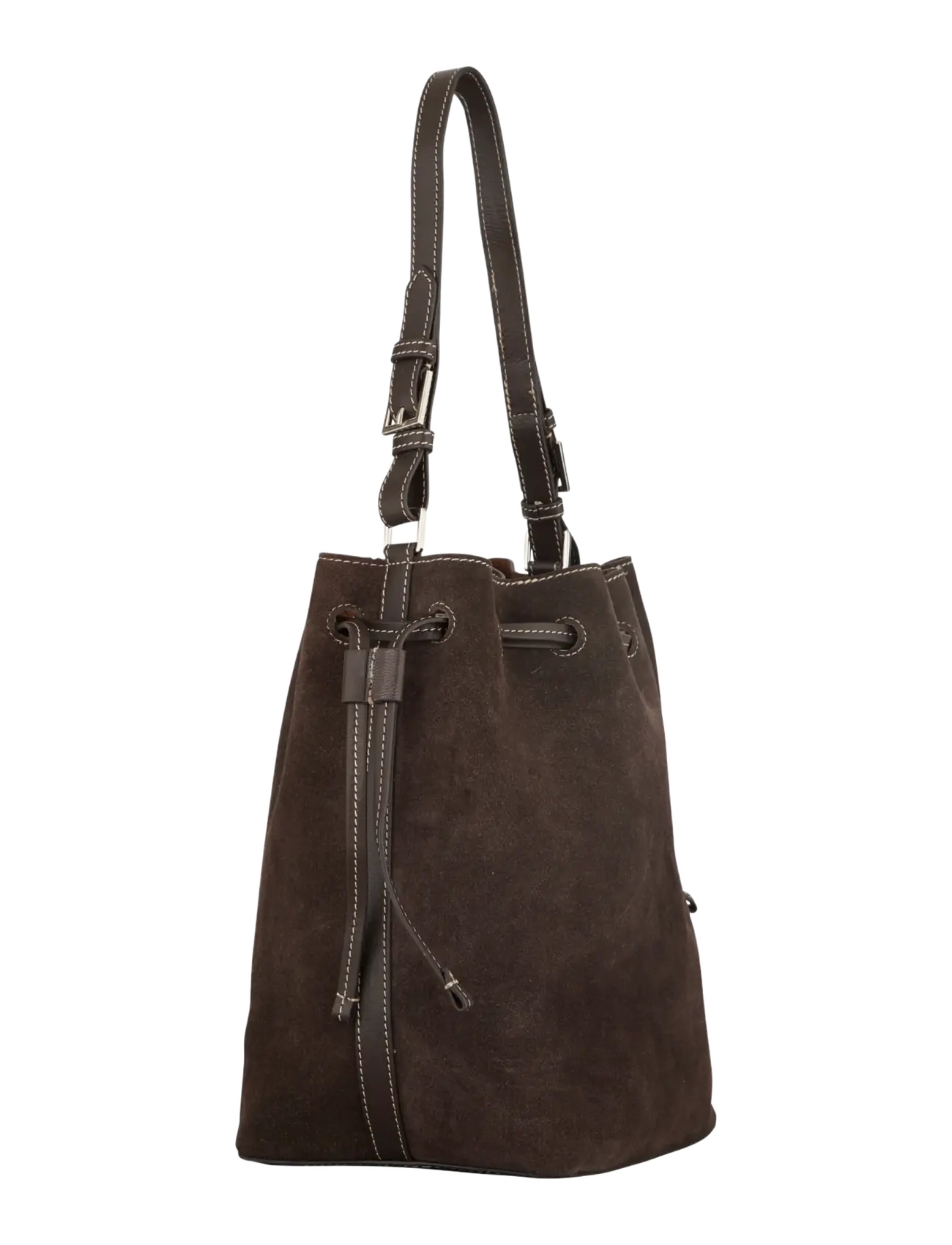 BeckSöndergaard Suede Bucket Bag axelremsväskor dam – bild 2