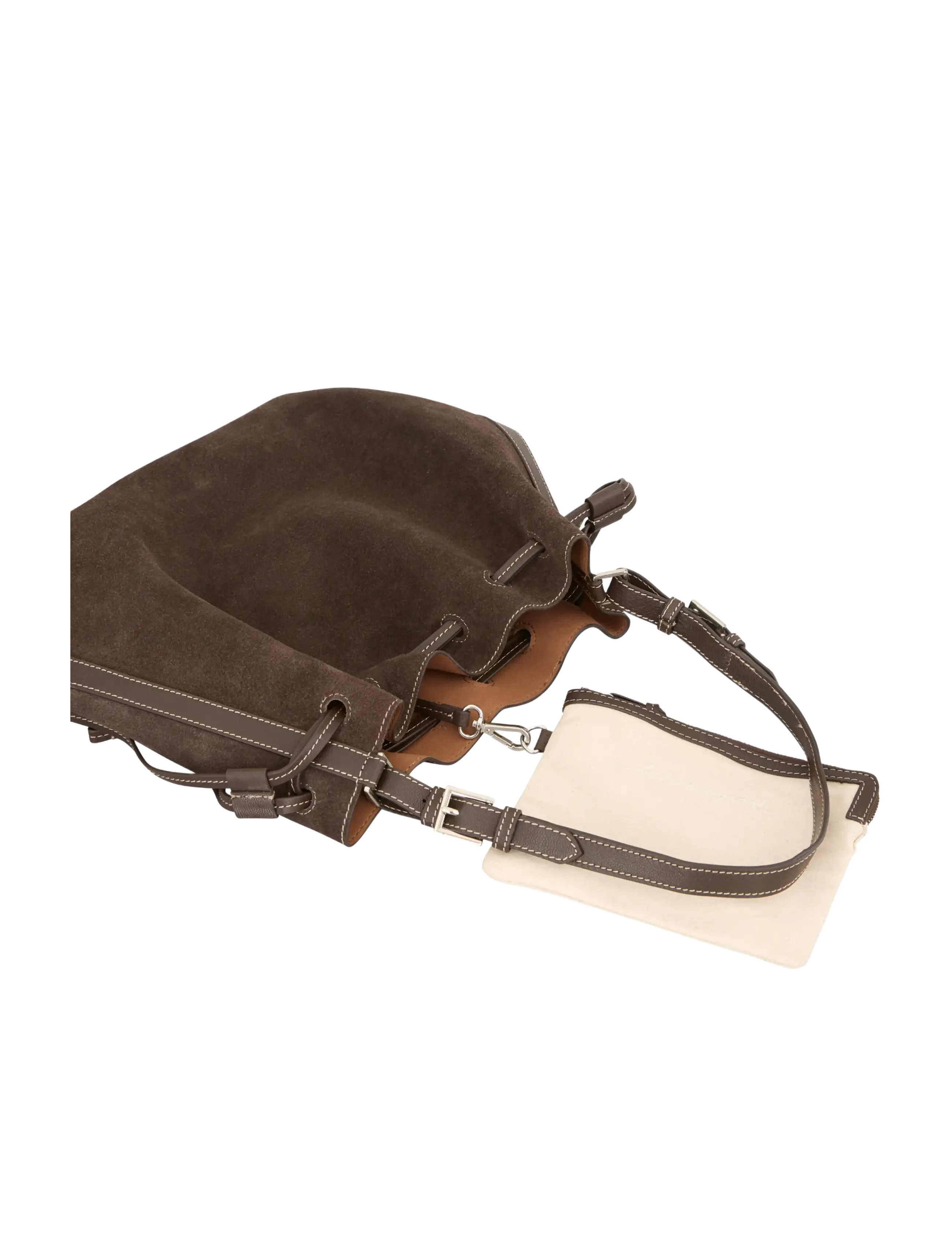 BeckSöndergaard Suede Bucket Bag axelremsväskor dam – bild 3